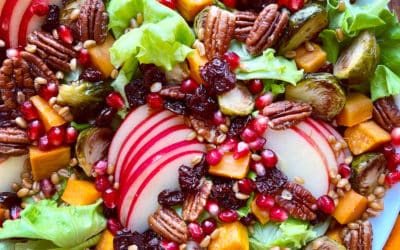 Holiday Salad with Maple Citrus Vinaigrette