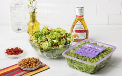 Italian Salad with Crispy Chickpeas