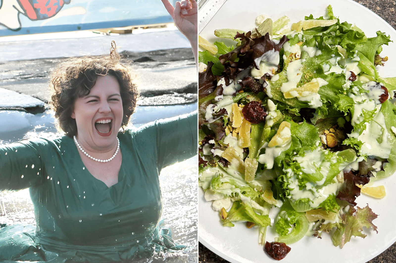 Greek-Inspired Salad with Crispy Quinoa