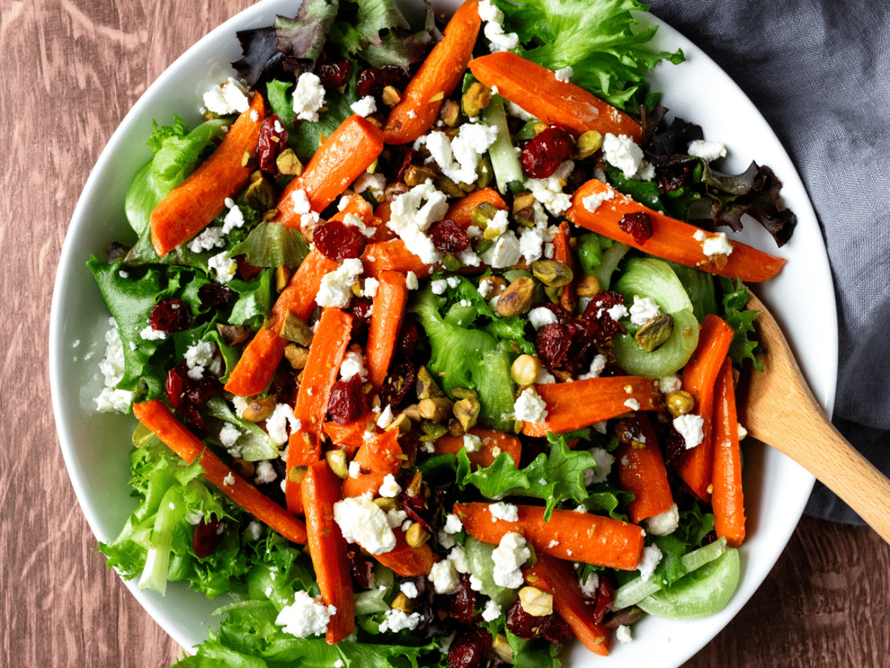 Maple Roasted Carrot Salad